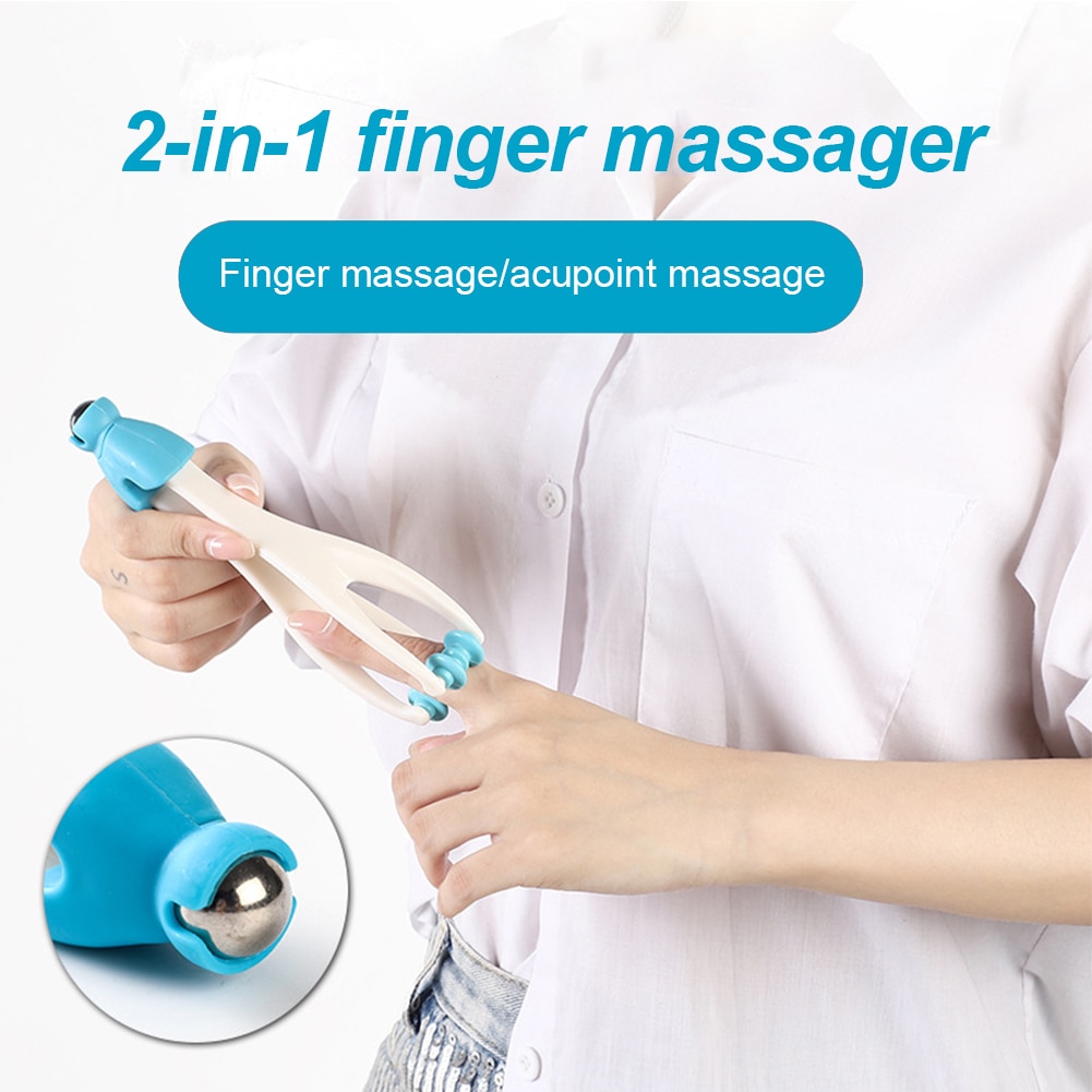 Hand Acupuncture Points Finger Joint Hand Massager Rollers Handheld Massager Relaxation Blood Circulation Health Care Massage