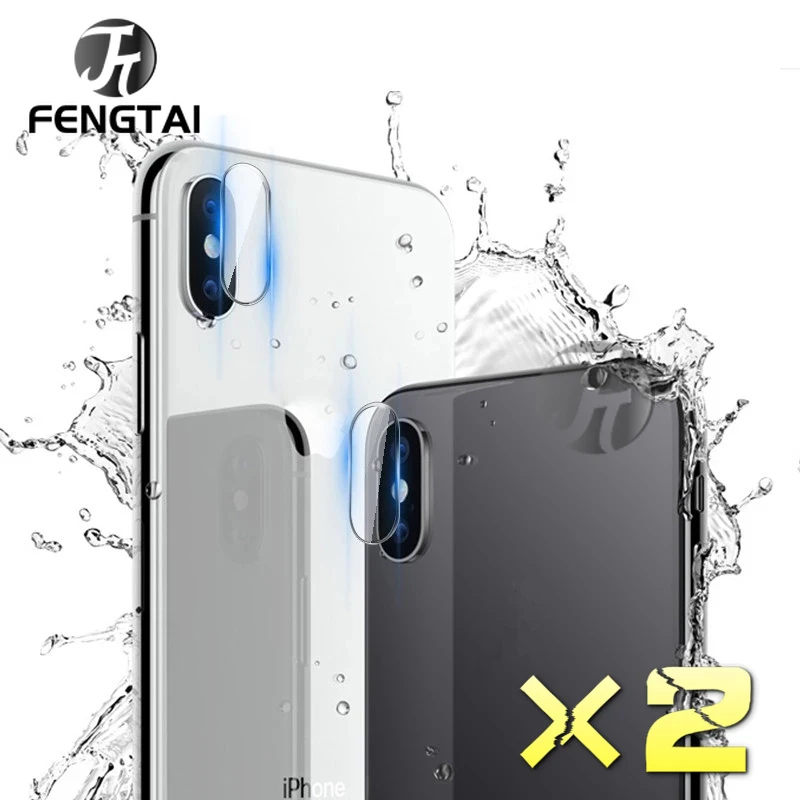 2Pcs Camera Lens Film For iPhone X 8 7 plus Screen Protector iPhone XS MAX 8plus 7Plus Screen Protective Protector Cover Lens