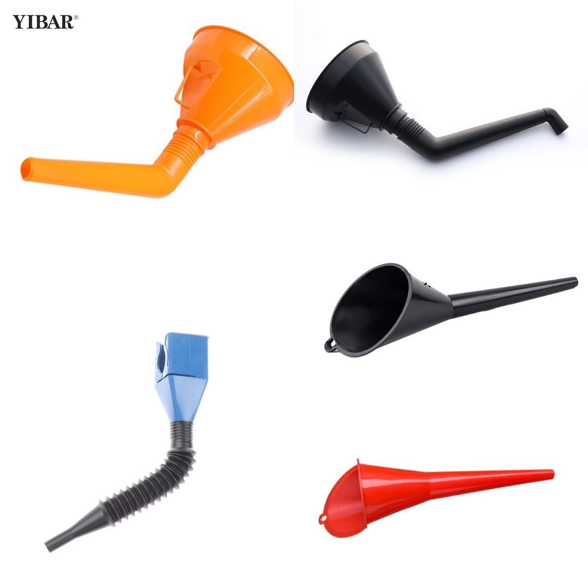 Universal 30cm Car Motorcycle Refueling Gasoline Engine Oil Funnel With Filter Fluid Change Filling Transfer Tool Automotive