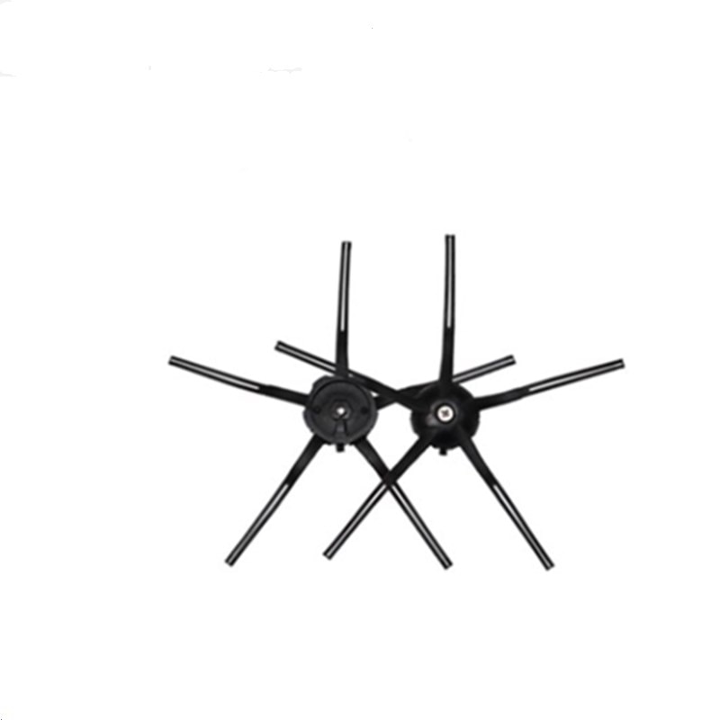 2PCS Black 5 Arms Side Brush for Xiaomi MI Robot for Roborock S50 S51 S55 S5 MAX S6 for Xiaowa E35 E2 Robot Vacuum Cleaner Parts