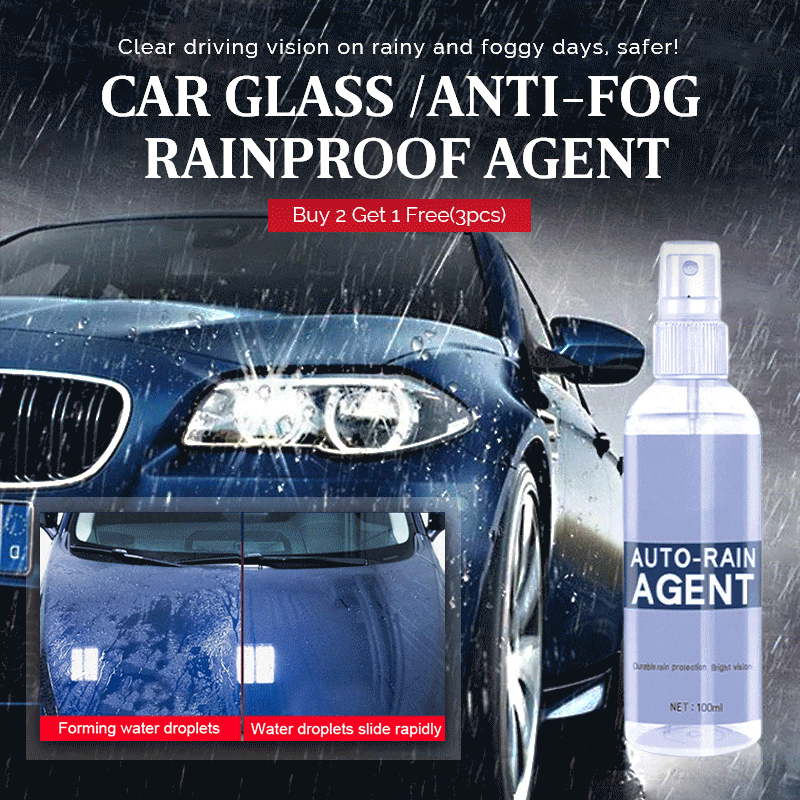 30ml/100ml Auto Windshield Anti-rain Agent Water Repellent Coating Waterproof Spray Car Glass Spray Anti Fog Rainproof Agent