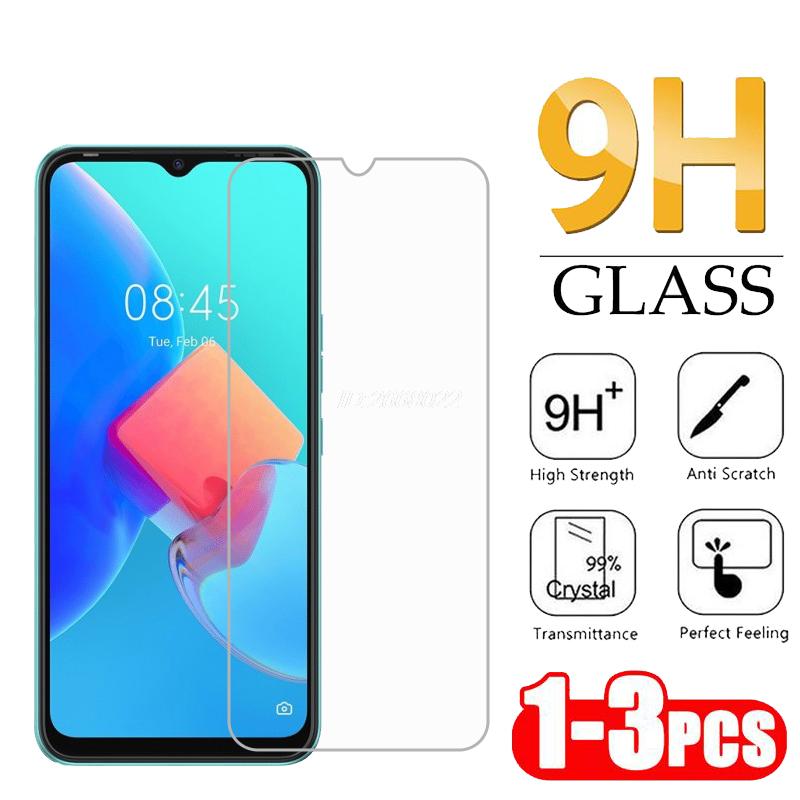 3-1PC Glass on Tecno Spark 7 Spark6 6Go Screen Protector For Cristal Templado Tecno Spark 8C 8 T P Pro 6 Go 2020 2021 2022 Vidro