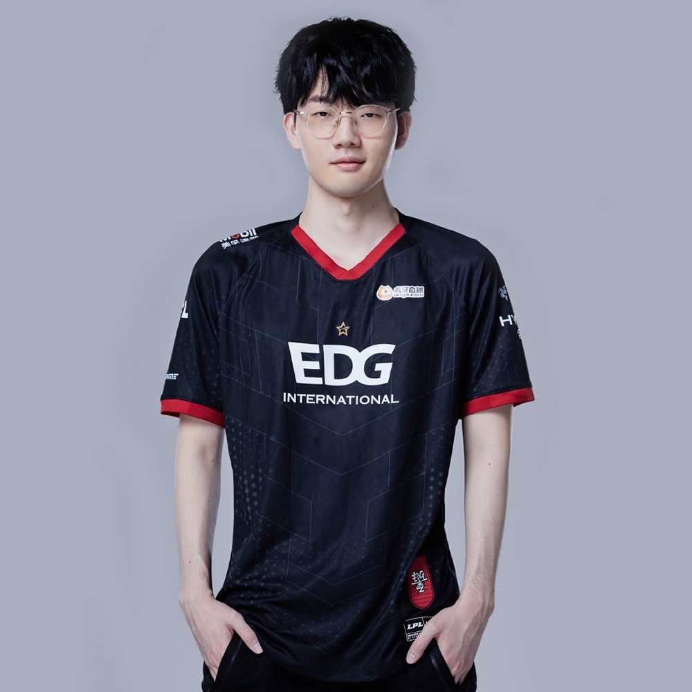 EDG Jerseys 2022 LOL LPL Team Uniform Scout Viper Jiejie Mekio Flandre Custom Name Print Fans Men Women Black E-Sport Tshirt