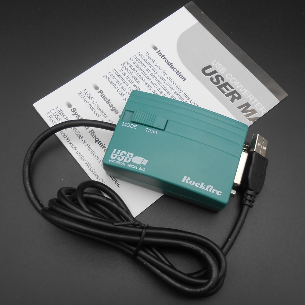 New 15 Pin Gameport To USB Adapter Female MIDI Joystick Game Port Adapter Nest Converter RM-203 GAMEPORT 98/ME/2000/XP *FD047