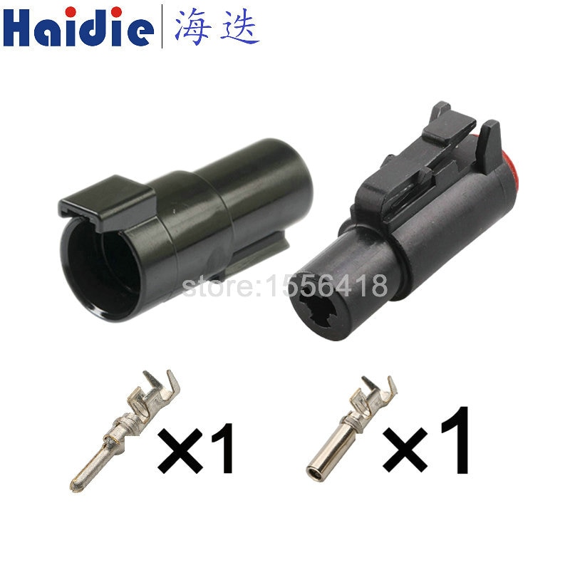 DTHD04-1-12P car waterproof connector DTHD06-1-12S butt connector with terminal 0460-203-12141