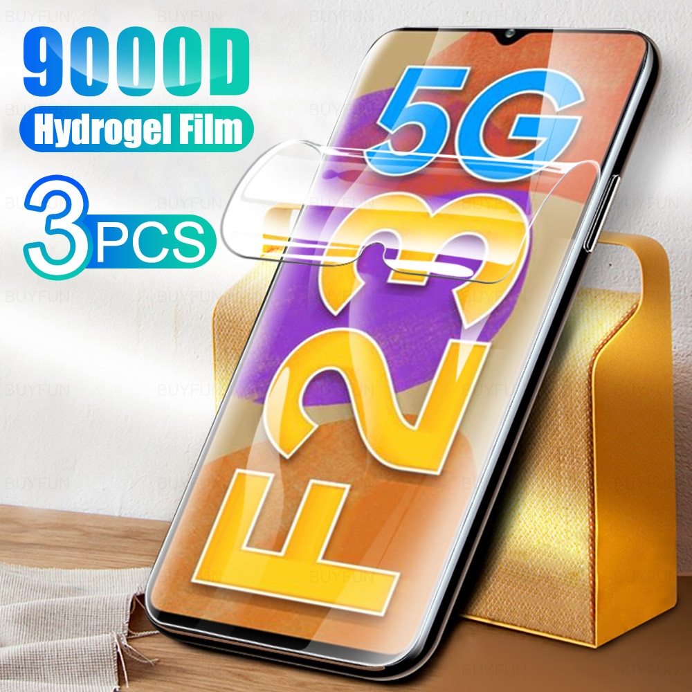 3PCS 999D Soft Hydrogel Protective Film for samsung galaxy F23 F 23 23F 5G samsun galax F23 SM-E236B Screen Protectors Not Glass