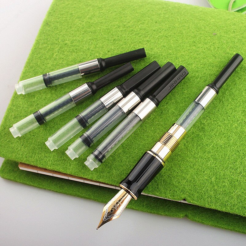 10Pcs JINHAO Plastic Pump Cartridges Fountain Pen Converter Stationery Office School Supplies Writing