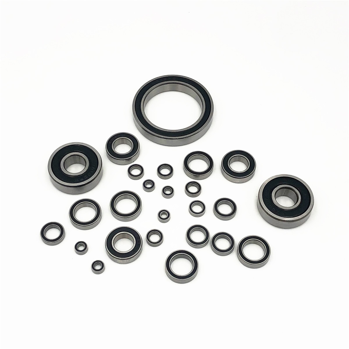 5pcs MR115-2RS MR117-2RS MR126-2RS MR128-2RS MR137-2RS MR148-2RS Deep Groove Ball Bearing Rubber Sealed Miniature Model Bearings