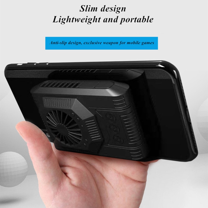 X1 Portable Universal Semiconductor Cooler Fan for PUBG Mobile Phone/Tablet ABS Radiator for Smartphone IPad Tablet IOS Android