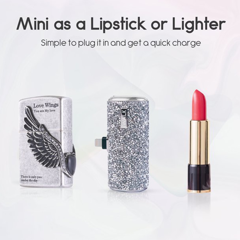 iWALK Mini Portable Charger For Phones With Built in Cable Upgraded 4500mAh Ultra-Compact Power Bank Small Battery Pack Charger