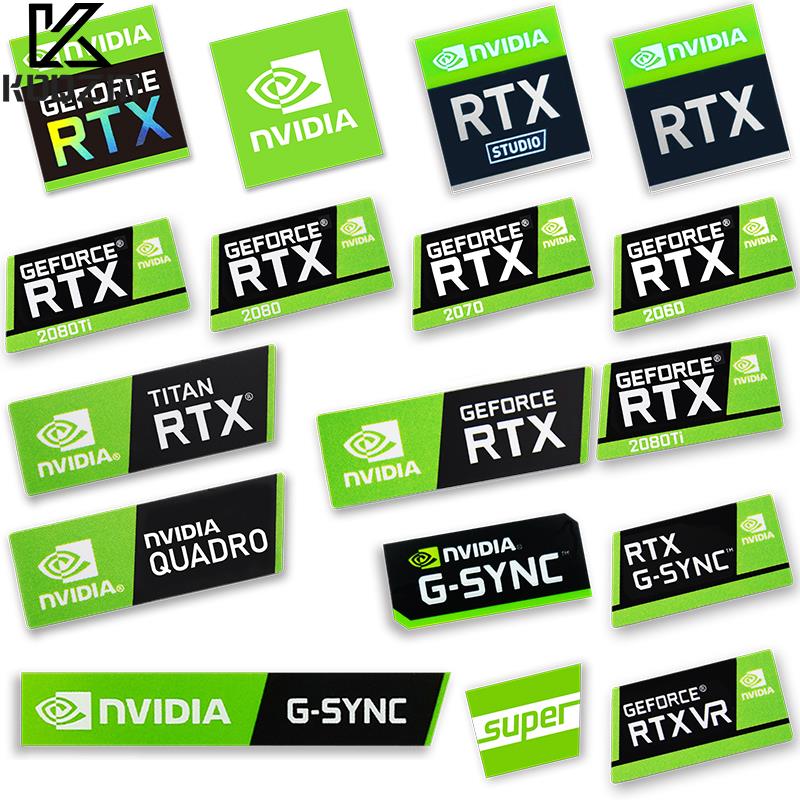Best-Selling Graphics Card Sticker RTX 2080Ti 2070 2060 TITAN VR GTX 1650 1660Ti Label