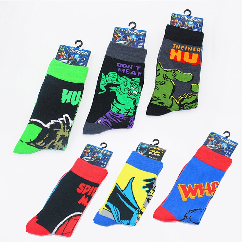 Disney anime characters fashion high-quality socks cartoon characters funny socks men's and women's socks casual socks