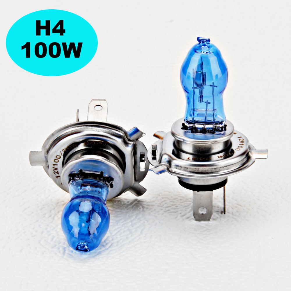 2pcs H7 100W Super Bright White Fog Lights h11 H4 9005 9006 H3 HOD Halogen Bulb High Power Car Headlights Lamp Car Light