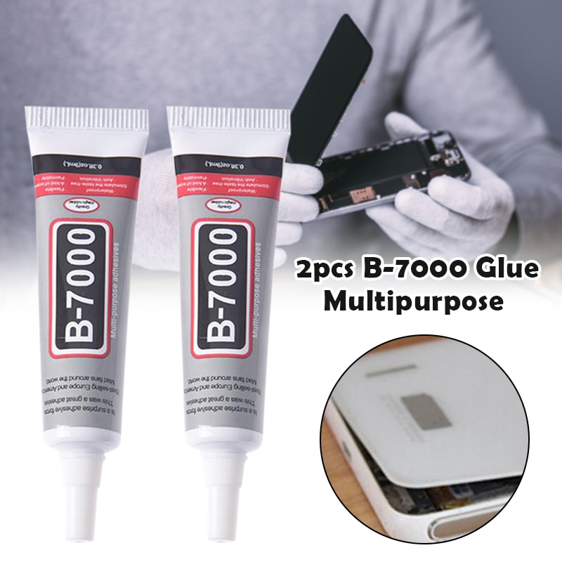 2Pcs B-7000 Glue 9ml B7000 DIY Craft Multi Purpose Glue Adhesive Epoxy Resin Repair Cell Phone LCD Touch Screen Super Glue