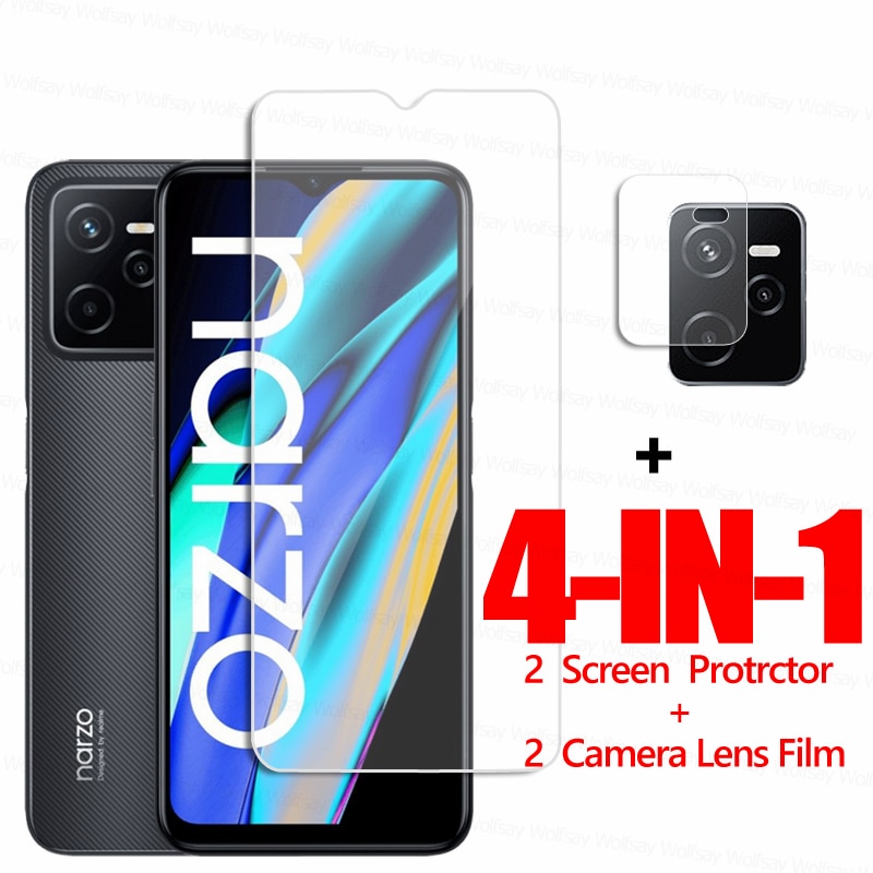 Full Glass For Realme Narzo 50A Prime Glass Realme Narzo 50 50i 50A Prime Screen Protector Tempered Glass Realme Narzo 50A Prime