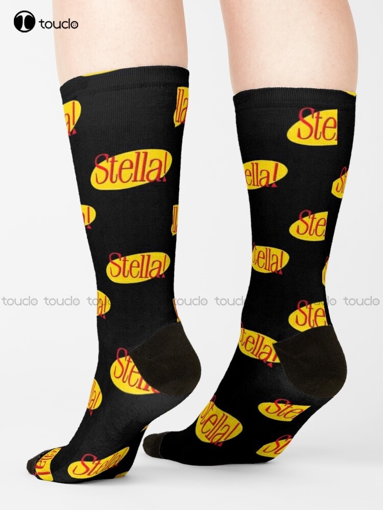Stella Seinfeld Socks Graphic Socks Unisex Adult Teen Youth Socks 360° Digital Print Harajuku Streetwear Gd Hip Hop Gift Retro