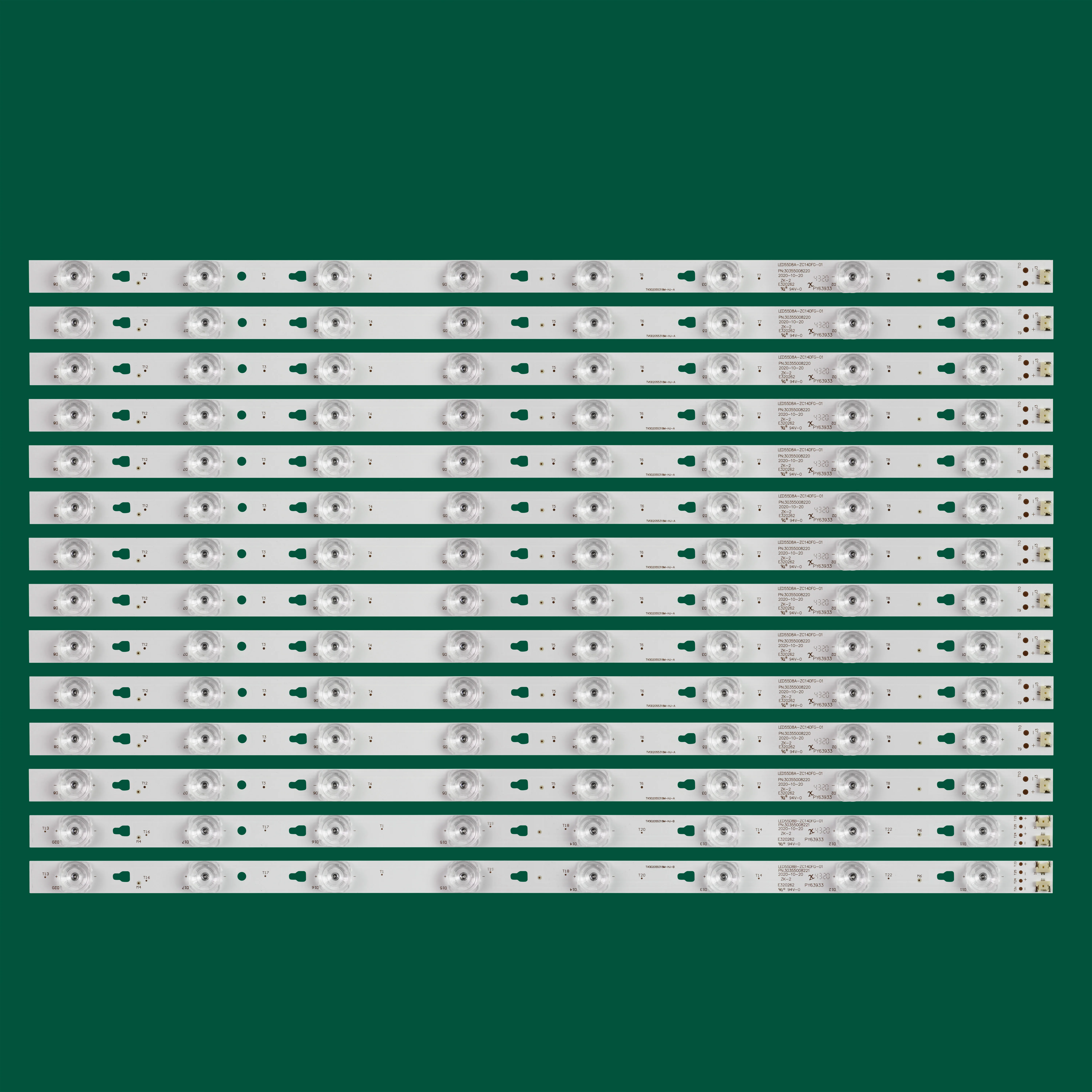 LED Backlight strip For Haier 55" TV LS55AL88A72 D5551A LED55D8B LED55D8A-ZC14DFG-01 LED55D8B-ZC14DFG-01 30355008220/21 LU5