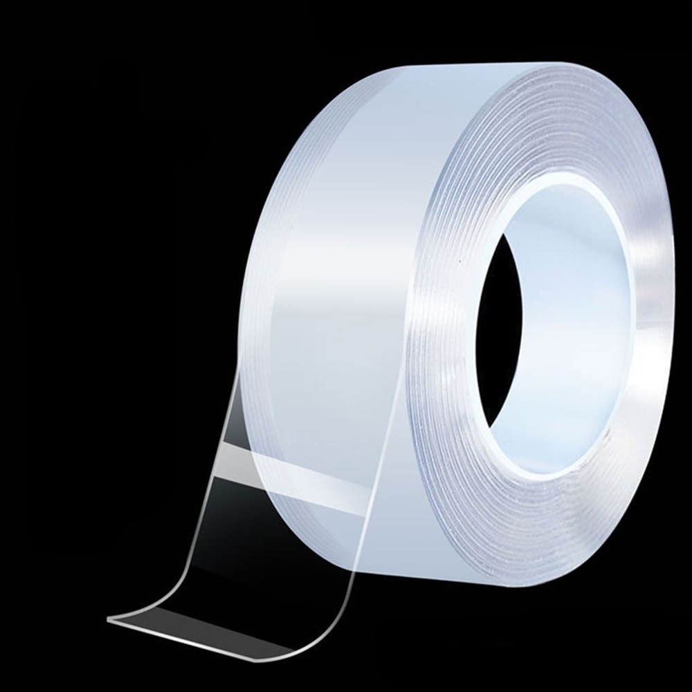 1/2/3/5CM Width Transparent Silicone Double Sided Tape Sticker For Car High Strength No Traces Adhesive Sticker 30mm wide