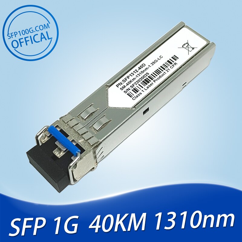 1.25G SFP Transceiver Multi Mode Duplex 1310nm 40kM LC DDM 1000base MM Module Sixnet GSFIBER-SFP-30K Zhone SFP-SMF40H TN-SFP-LX