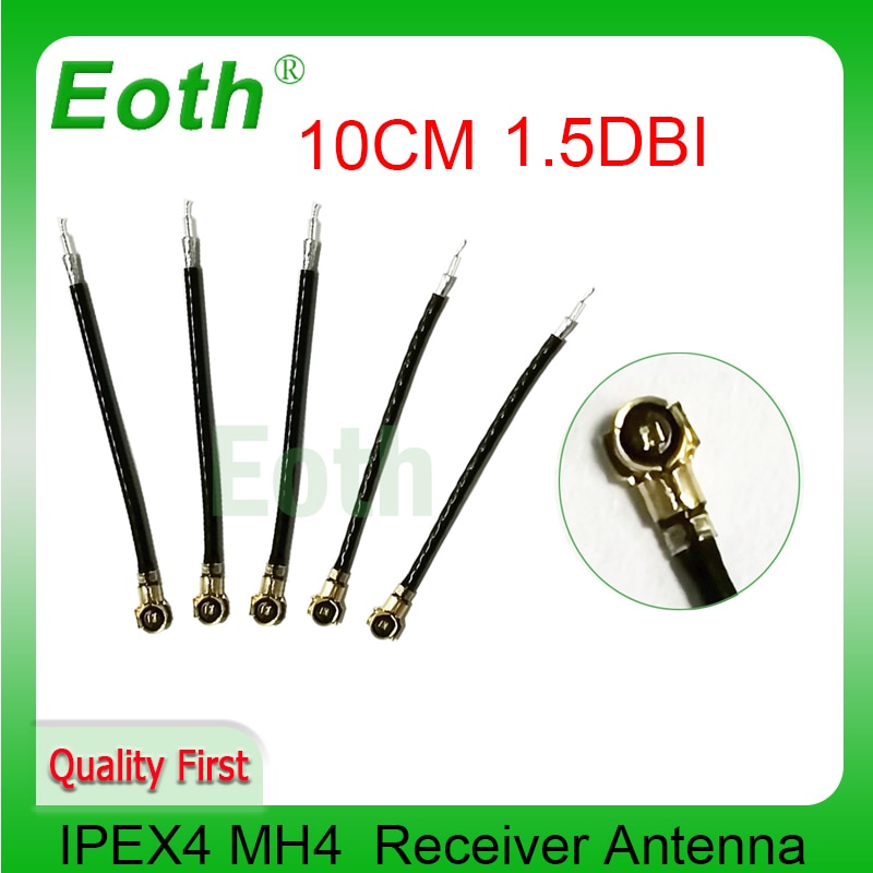 EOTH 5pcs coaxial IPEX IPEX4 MH4 Receiver Antenna Spare Part UAV ANTENNA 10CM compatible IOT For RC Multirotor FPV Quadcopter