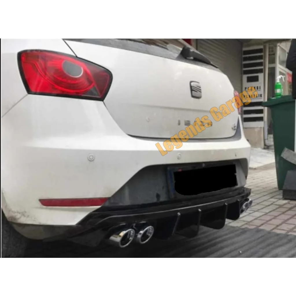 Diffuser For Seat Ibiza Mk4 Models between 2008 To 2017 Rear Bumper Attachment-Auto Car Accessories Body Kit New Ornament Extra