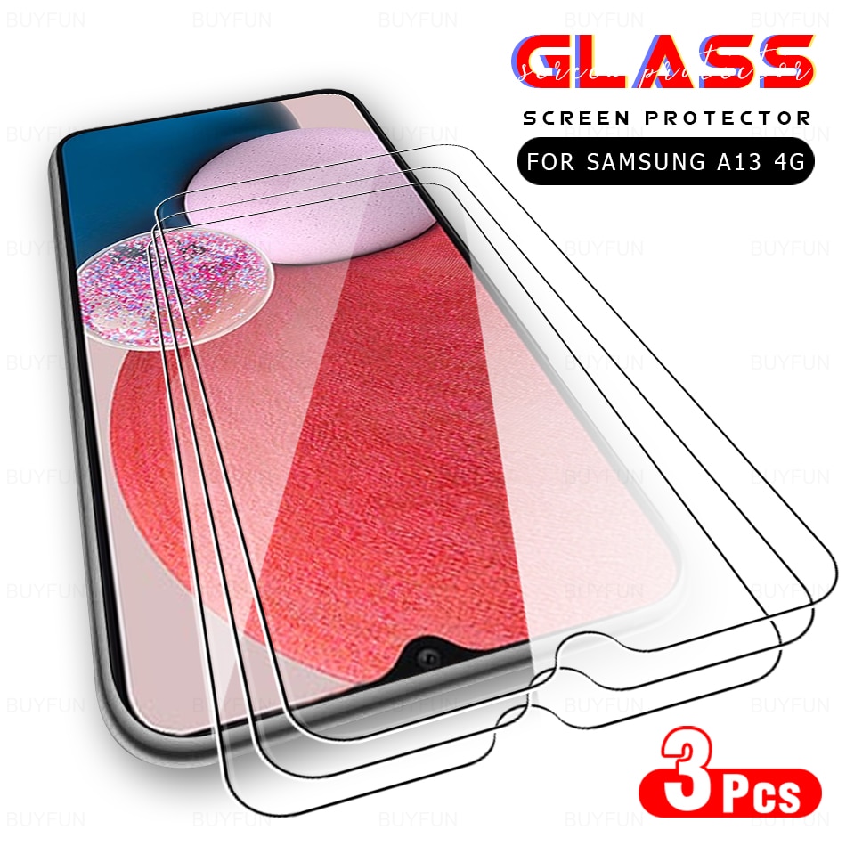 3pcs tempered glass for samsung galaxy a13 5g 4g a53 a73 a33 a23 a32 a52 M52 screen protector samsun a 13 53 33 23 protect film