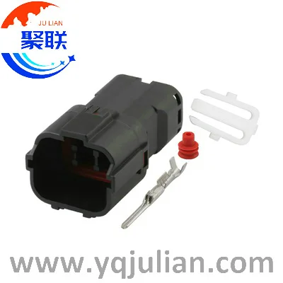 Auto 6pin plug 7222-7464-30 7222-7464 wiring unsealed electrical connector MG640337-5 MG640337 with terminals and seals