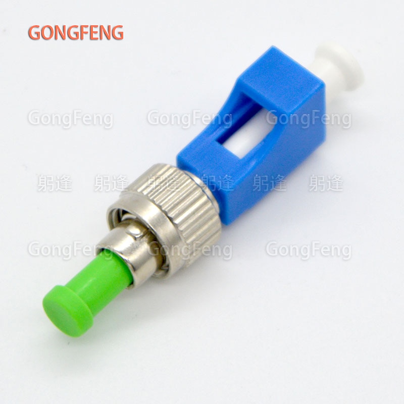 10PCS Optical Fiber Adapte Connector LC Female-FC Male Single Mode 9/125 Multimode OM1 OM2 Flange Coupler Wholesale
