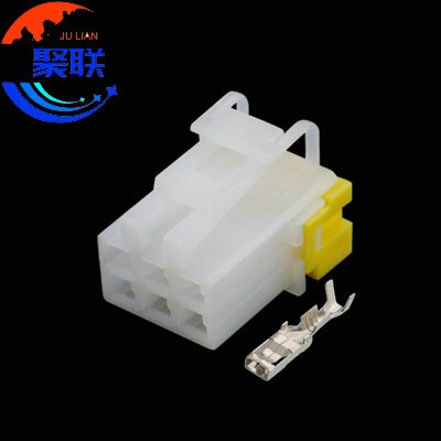 Auto 6pin plug 6100-5061 PH565-06010 7123-1660 wiring unsealed electrical harness connetor 7157-6060-70 with terminals