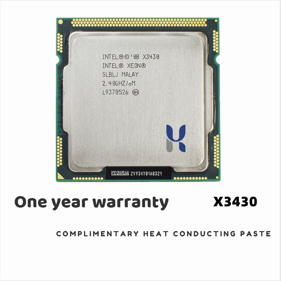 Intel Xeon Processor X3430 (8M Cache, 2.40 GHz) LGA1156 Desktop CPU 100% working properly Desktop Processor