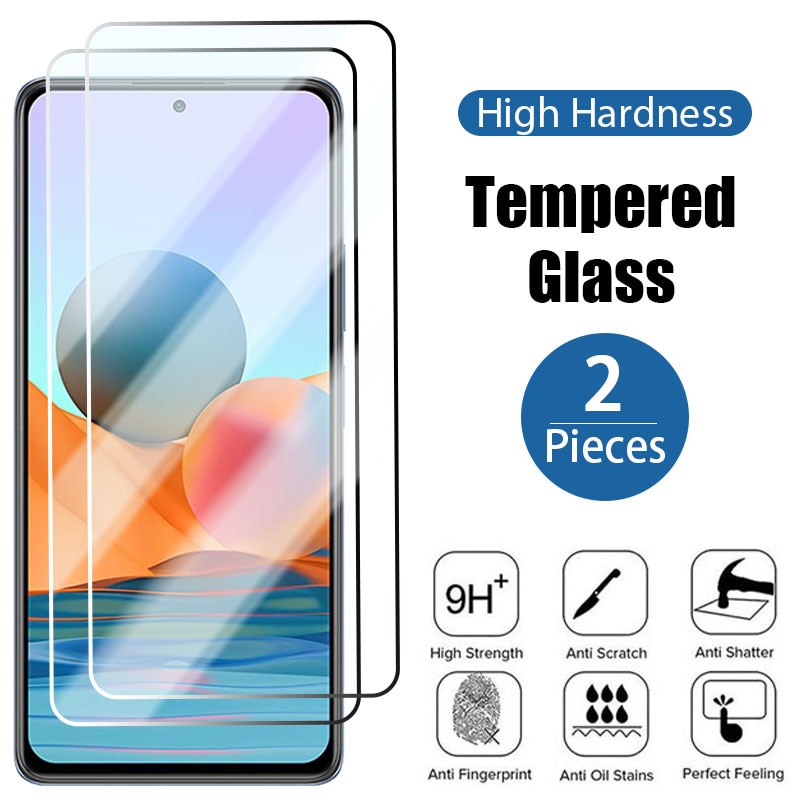 2PCS Screen Protector for Redmi Note 11 10 9 8 Pro Max 11T 11S 10T 10S 9T 9S 8T Tempered Glass for Redmi 10 9 9A 9C 9T 9AT 8 8A