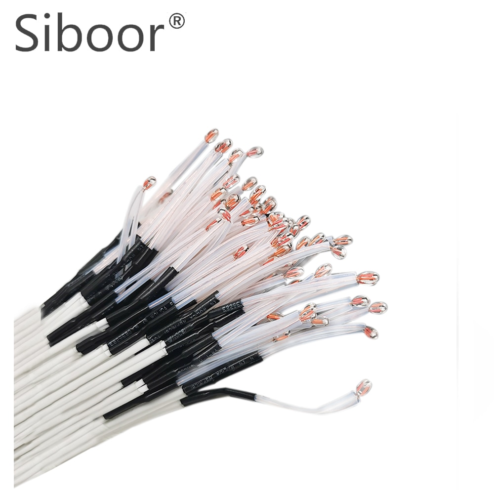 1/5pcs 3D Printer 100K Ohm NTC 3950 Thermistor Sensors with Cable 3D Printer Part For Hotbed Reprap Mend Temperature Accessories