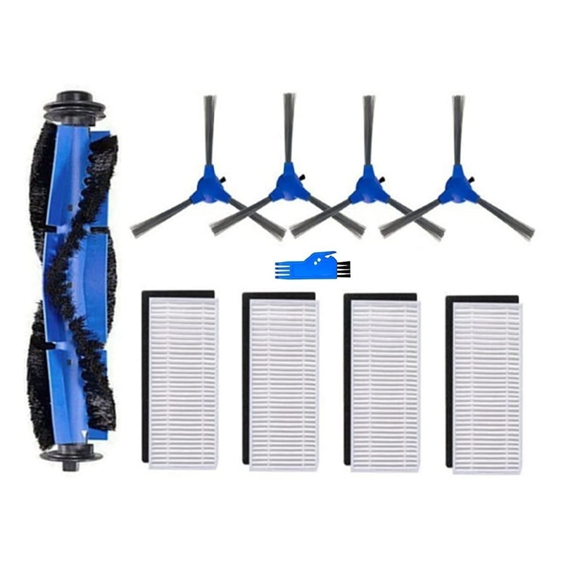 Replacement Parts Roller Brush Side Brushes Filters Compatible For Eufy Robovac 11S 30 Robot Vacuum Cleaner Accessories