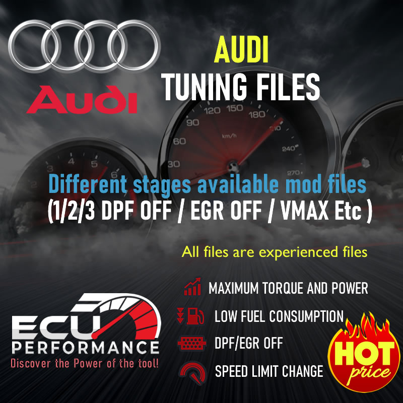 Audi Moded Ecu Files Remapping Stage1,Stage 2...etc ( 12 GB )