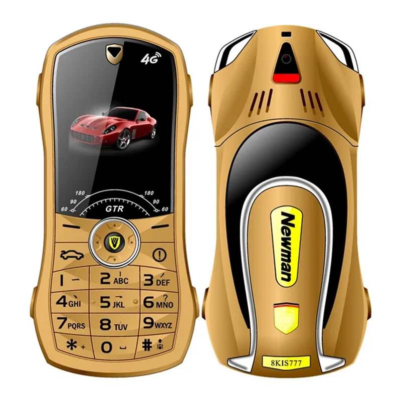 V7 Car Mobile Phone 1.8" Mini Car Key Student Dual Sim Recorder Mini MP3 MP4 Vibration Children's Cartoon Push Button 