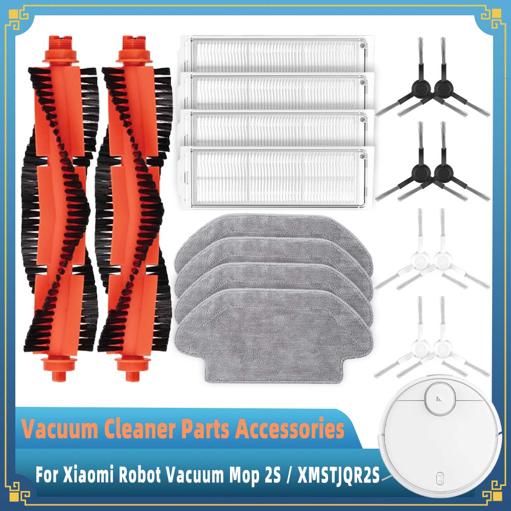 For Xiaomi Mi Robot Vacuum Mop 2S / Mop P / Mop Pro / XMSTJQR2S / STYTJ02YM Replacement Parts Main Side Brush Hepa Filter Mop
