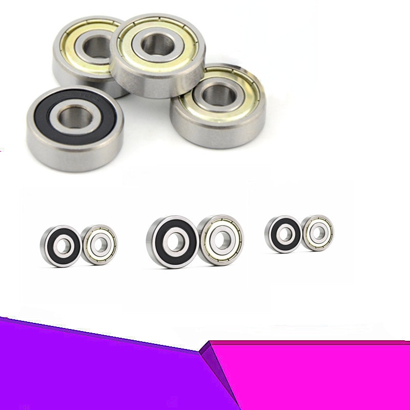 dropshipping 10pcs/lot Bearing 603 604 605 606 607 608 609 623 624 625 626 627 628zz 2RS Bearing steel High quality