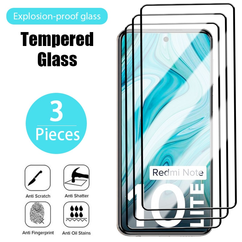 3PCS Tempered Glass for Xiaomi Redmi Note 11 10 9 8 7 6 Pro 9S 8T Screen Protector For Redmi 1110 9 T S Note 5A 5A Prime Glass