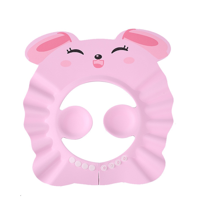 Children Kids Baby Bath Visor Shampoo Cap Toddler Shower Cap Adjustable Bathing Shower Hat Newborn Care Wash Hair Head Cap