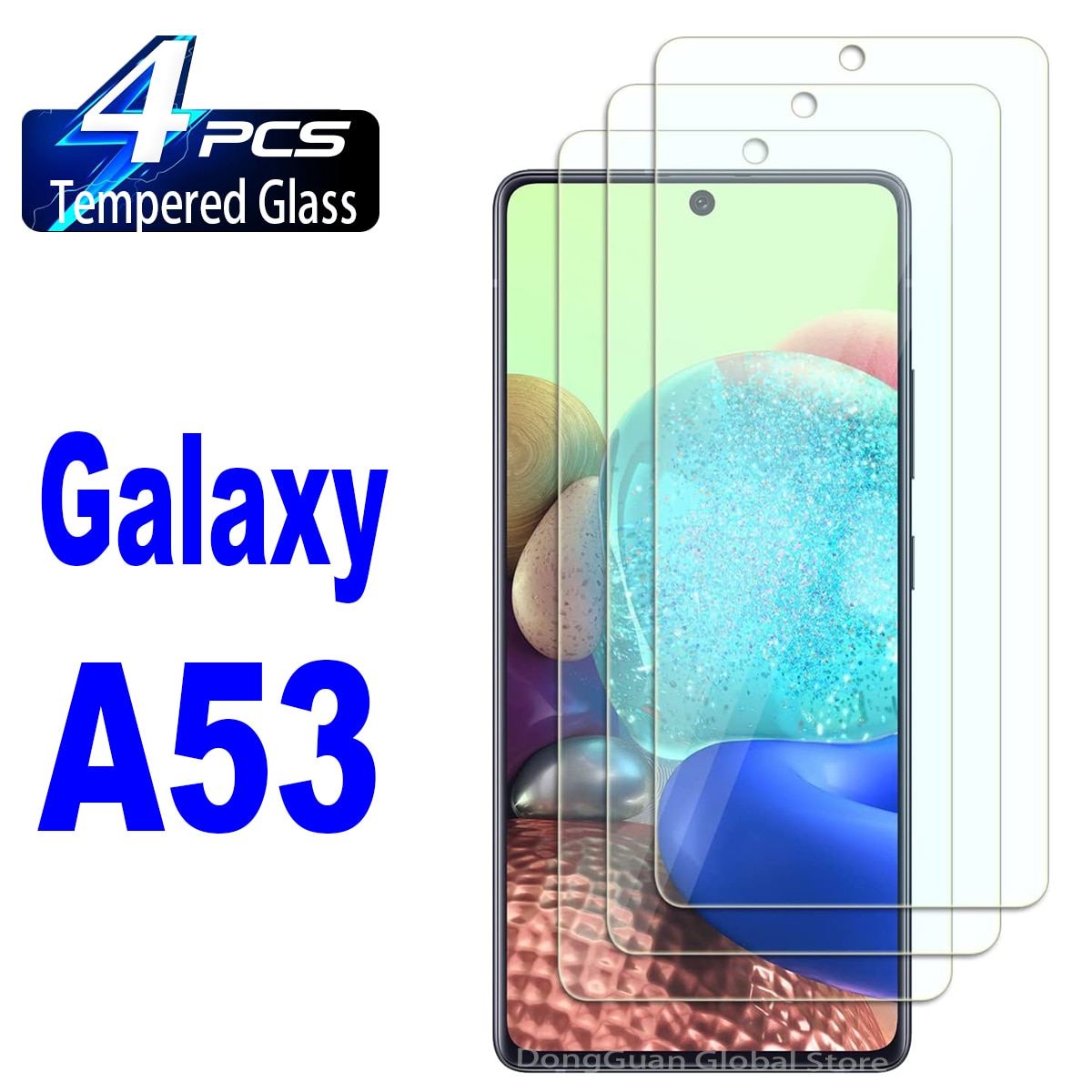 2/4Pcs Tempered Glass For Samsung Galaxy A53 5G Screen Protector Glass Film