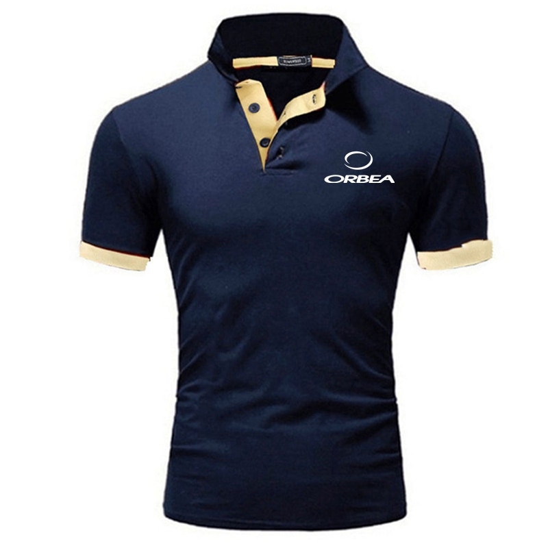 ORBEA Top Quality 2022 Men's Summer New Lapel Polo Shirts Short Sleeve T-Shirts