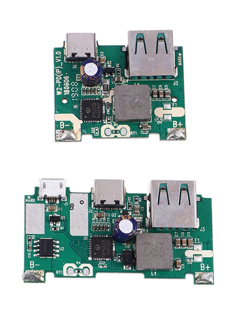 IP5328P 5V 18 watts fast charging power bank module type C USB Two-way fastcharge 5v boost module step up board