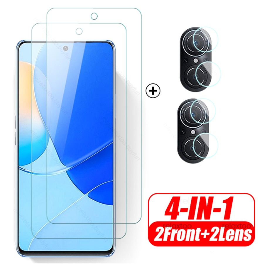 1To4 Protective Glass For Huawei Nova 9 SE Camera Glass On Hauwei Hawei Huwei Huawey Nova9SE Nova9 SE 9SE Lens Protection Film