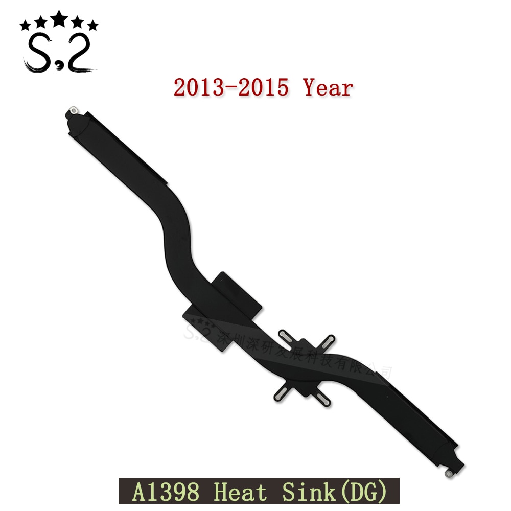 Original A1398 Heat Sink For Macbook Pro Retina 15.4" CPU Cooling Heat Sink 2013-2015 Year EMC 2674 EMC 2745 EMC 2876 DG