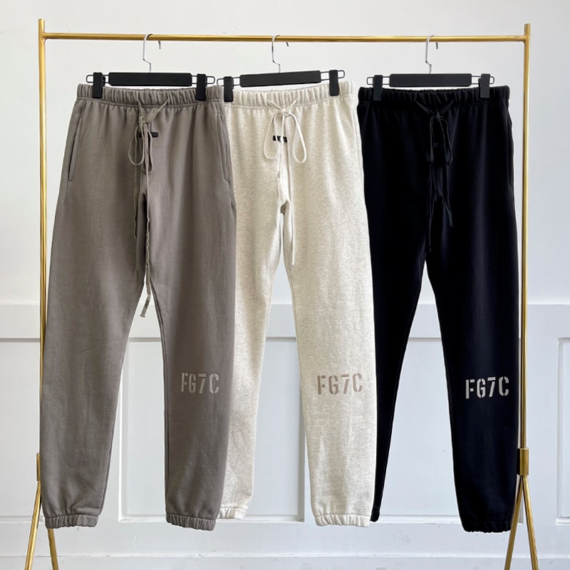 Men's Essentials Sports Pants Fg7c Flocking letter Casual Pants Women's Loose Hip-Hop Sweatpants Jogger Pants