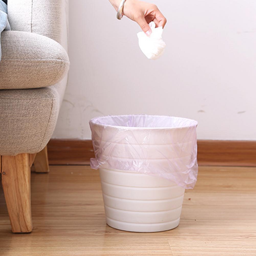 5 Rolls Trash Bag Good PE Disposable Leak-proof Thickened Garbage Pouch for Home Trash Pouch Garbage Bag