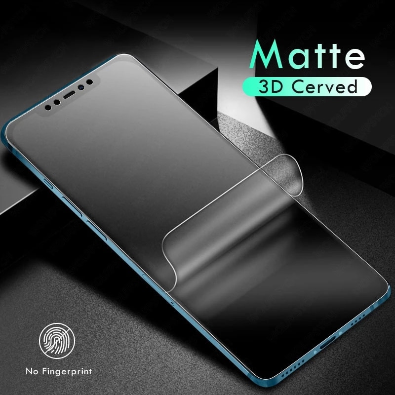 Protective Soft Matte Film on For iPhone 13 12 11 Pro XS Max XR 7 8 Plus screen protector For iphone 13 12 Mini