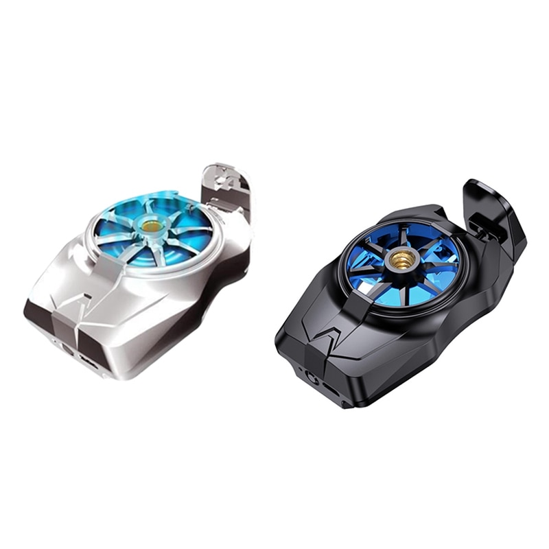 G2 Phone Cooler 3 Gear Adjustment Phone Radiator Cooling Fan For PUBG For Iphone12 Huawei Mate40 Xiaomi POCO X3