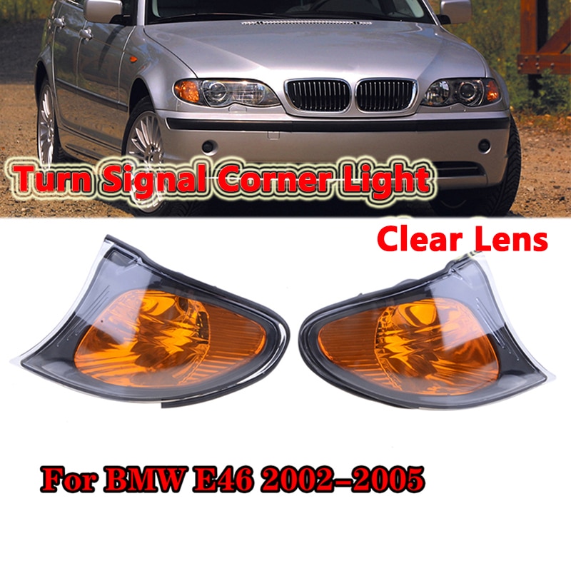 Turn Signal Light Lamp Housing Corner Lamp No Bullb Fit For BMW 3 Series E46 2002 2003 2004 2005 Sedan Facelift Car Accessories