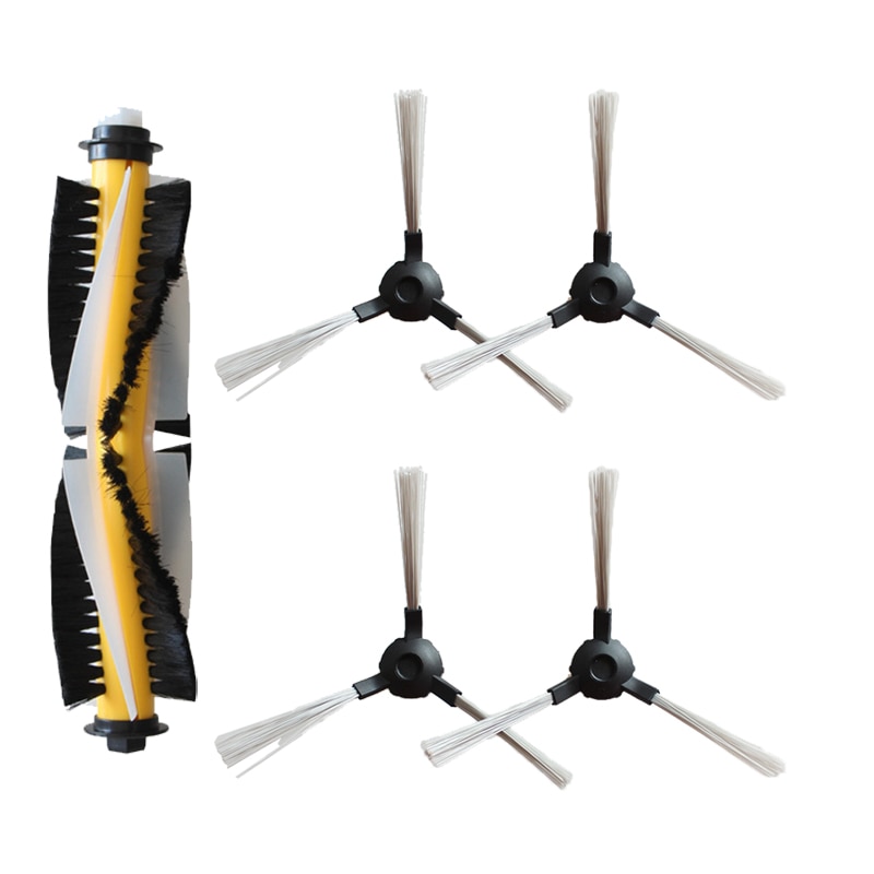 Robot Vacuum Cleaner Main Brush Side Brushes for Clever & Clean AQUA-Series 03 Robotic Vacuum Cleaner Accessories Parts